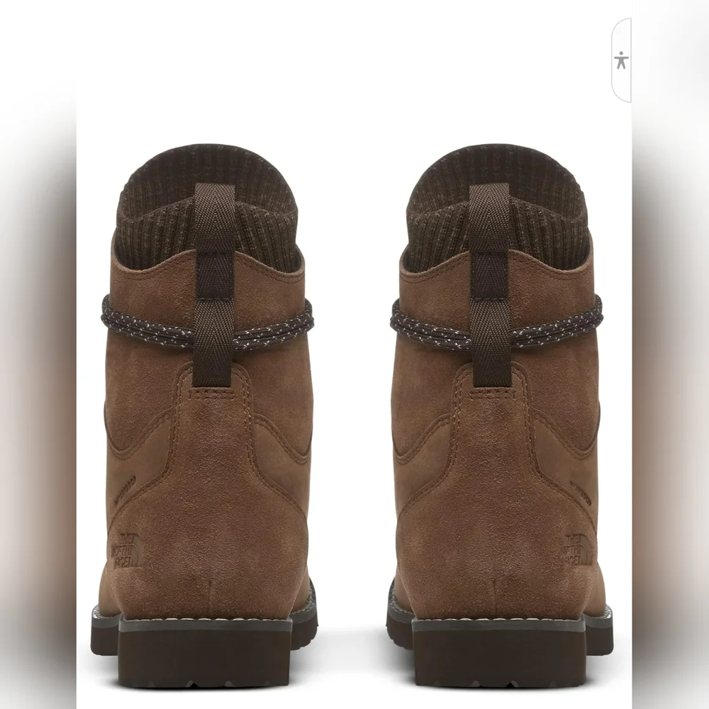 For Women The North Face Brown Lace Up Boots for Outdoor Adventures - Picture 3 of 15